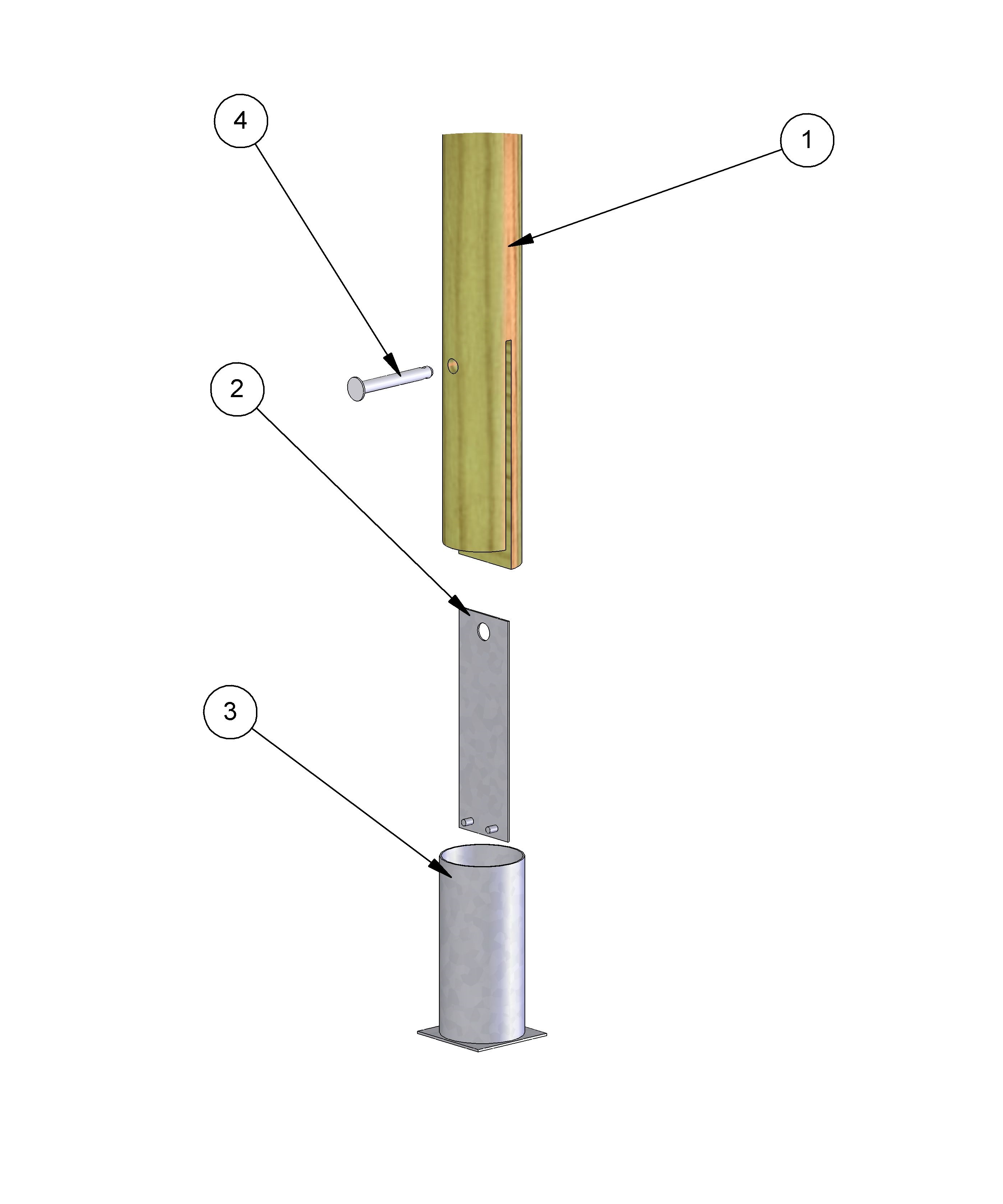 Removable bollard